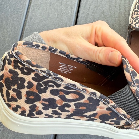 Steve Madden Symba Leopard Print Slip-On Sneakers size 8 - Picture 5 of 5